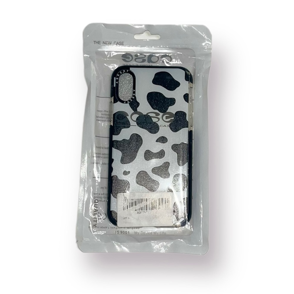 iPhone X/iPhone XS (5.8”) cow print phone case